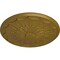 Ekena Millwork Artis Ceiling Medallion, Hand-Painted Gold, 27 1/8"OD x 2 5/8"P CM27ARGLS - alternate 2